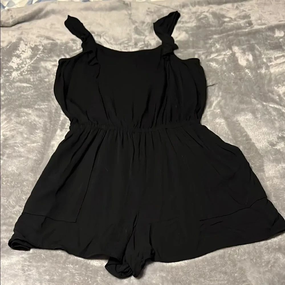 Old Navy Black Shorts Romper